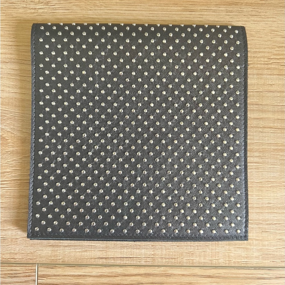 Saint Laurent Black Studded Wallet - Picture 2 of 4